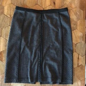 Stretchy grey pencil skirt size M